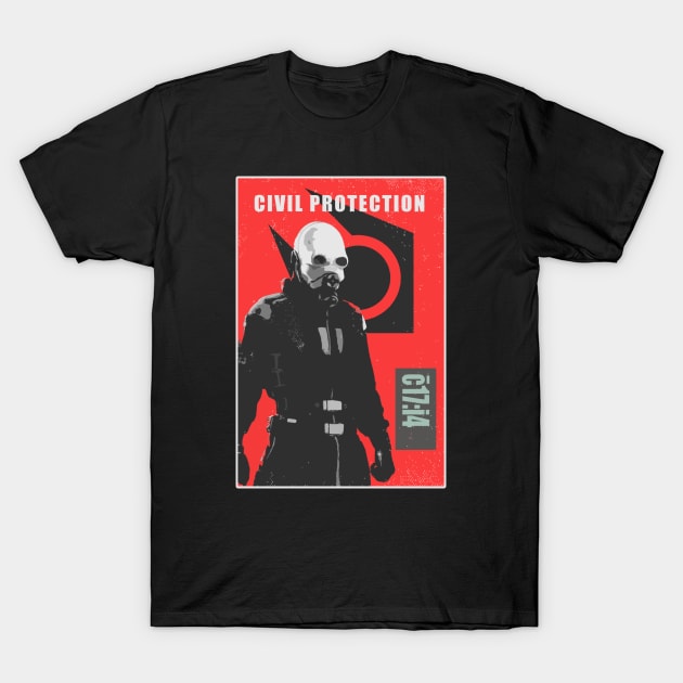 Hl2 : Civil Protection T-Shirt by Lolebomb